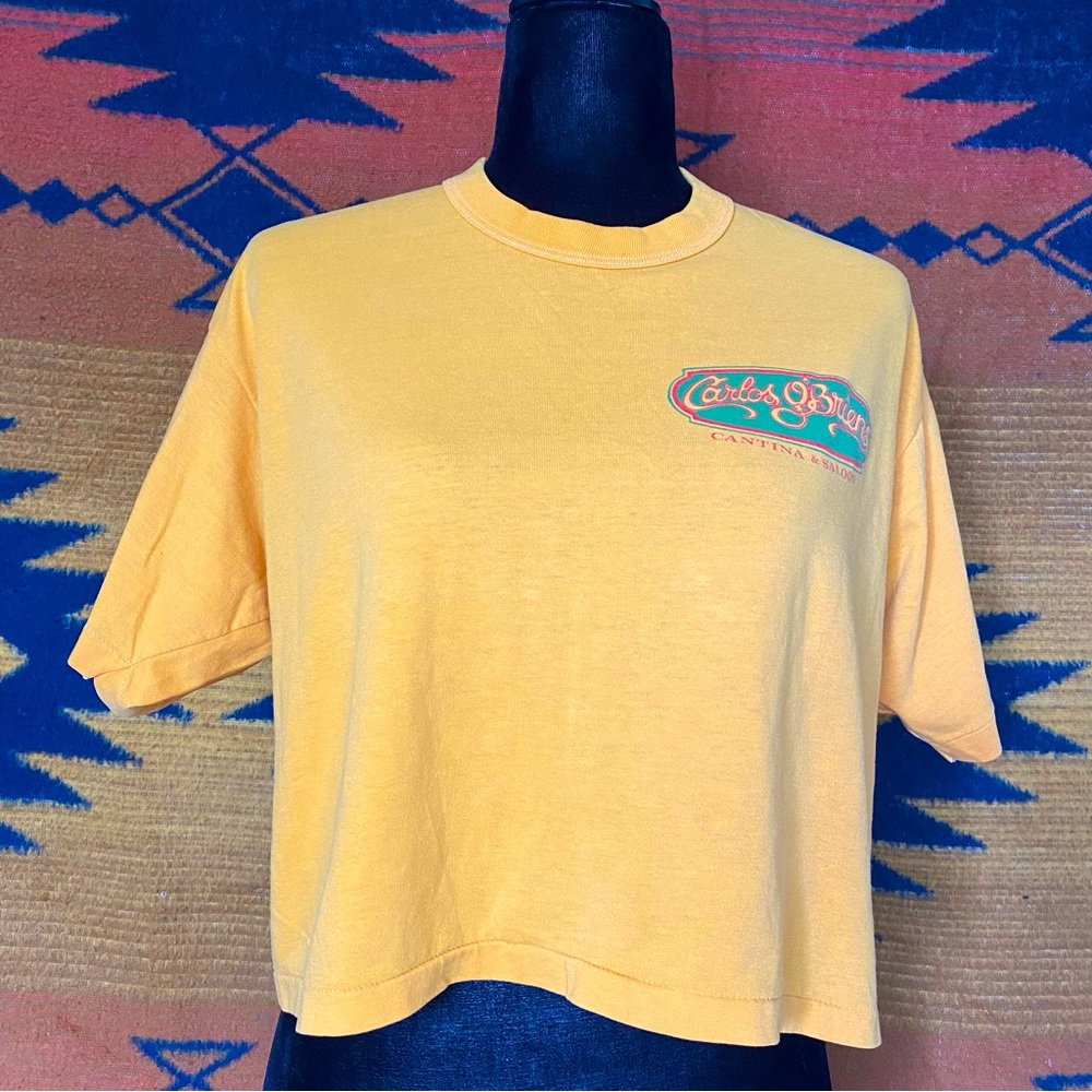 VTG Sportswear 80’s Carlos Obriens Canteen & Saloon Tee. Single stitch. XL. USA.